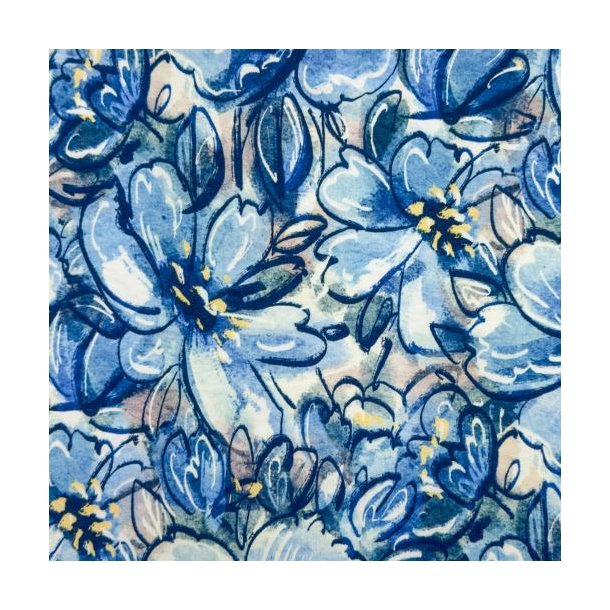 Viscose jersey, Blomster